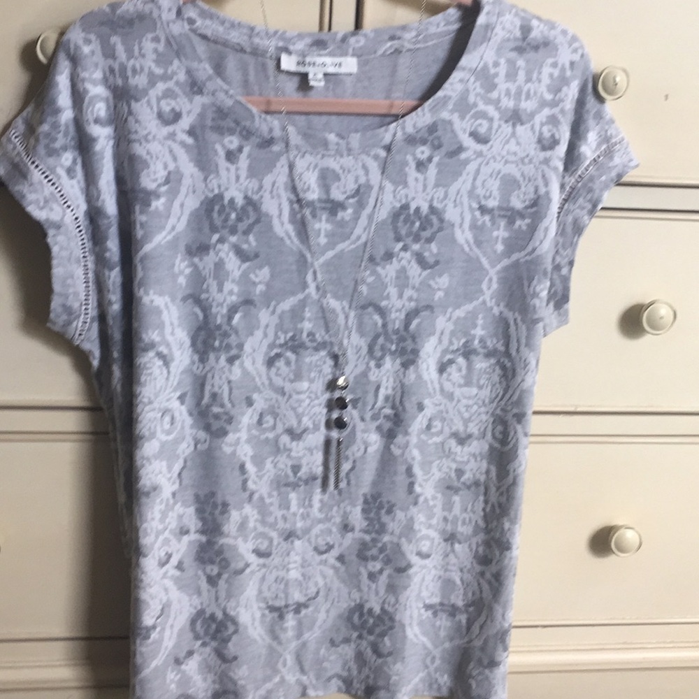 EUC Rose + Olive top
